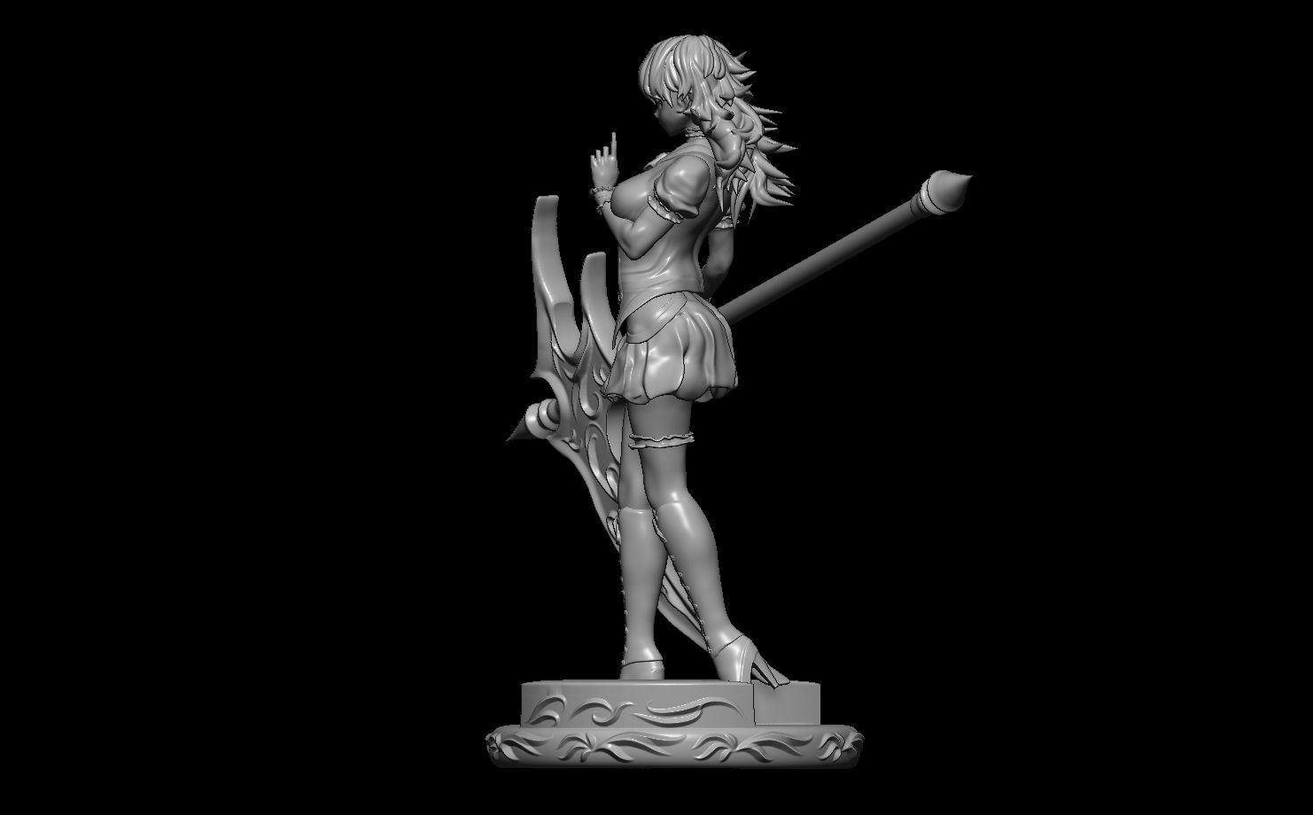 Angel of slaughter RENNE Legend of heroes  Trail of cold steel   3D print model_4