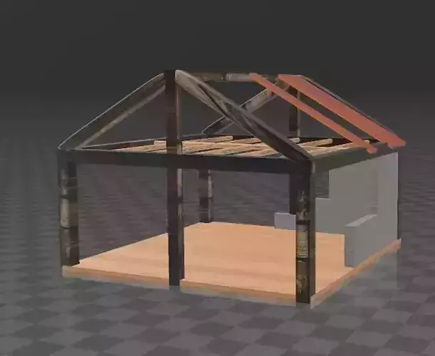 floor section 3D print model