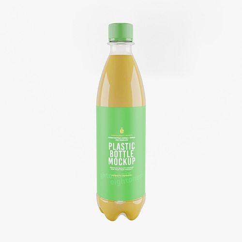 PET Plastic Bottle 3D model