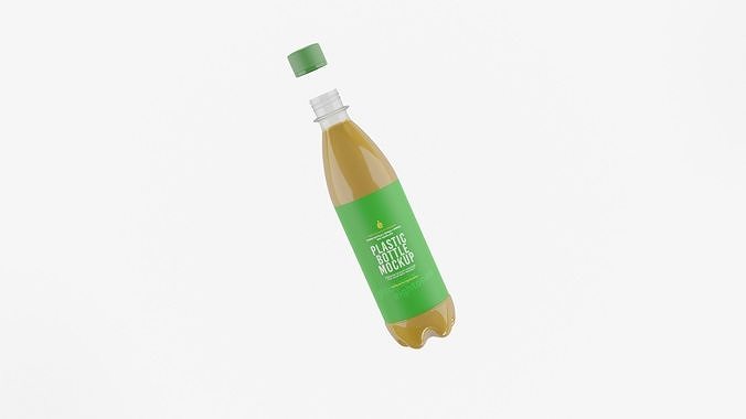 PET Plastic Bottle 3D model 3