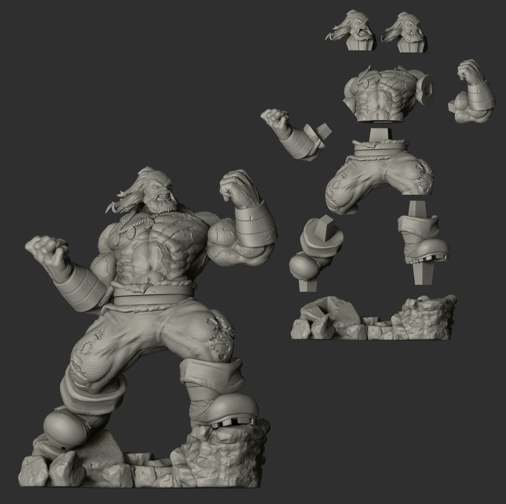 Hulk Maestro One Head 3D print model_4