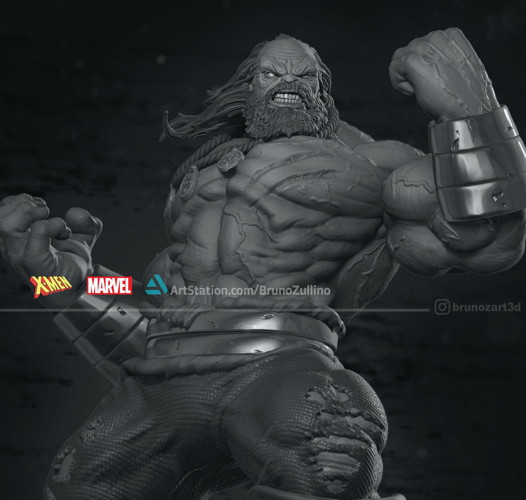 Hulk Maestro One Head 3D print model_2