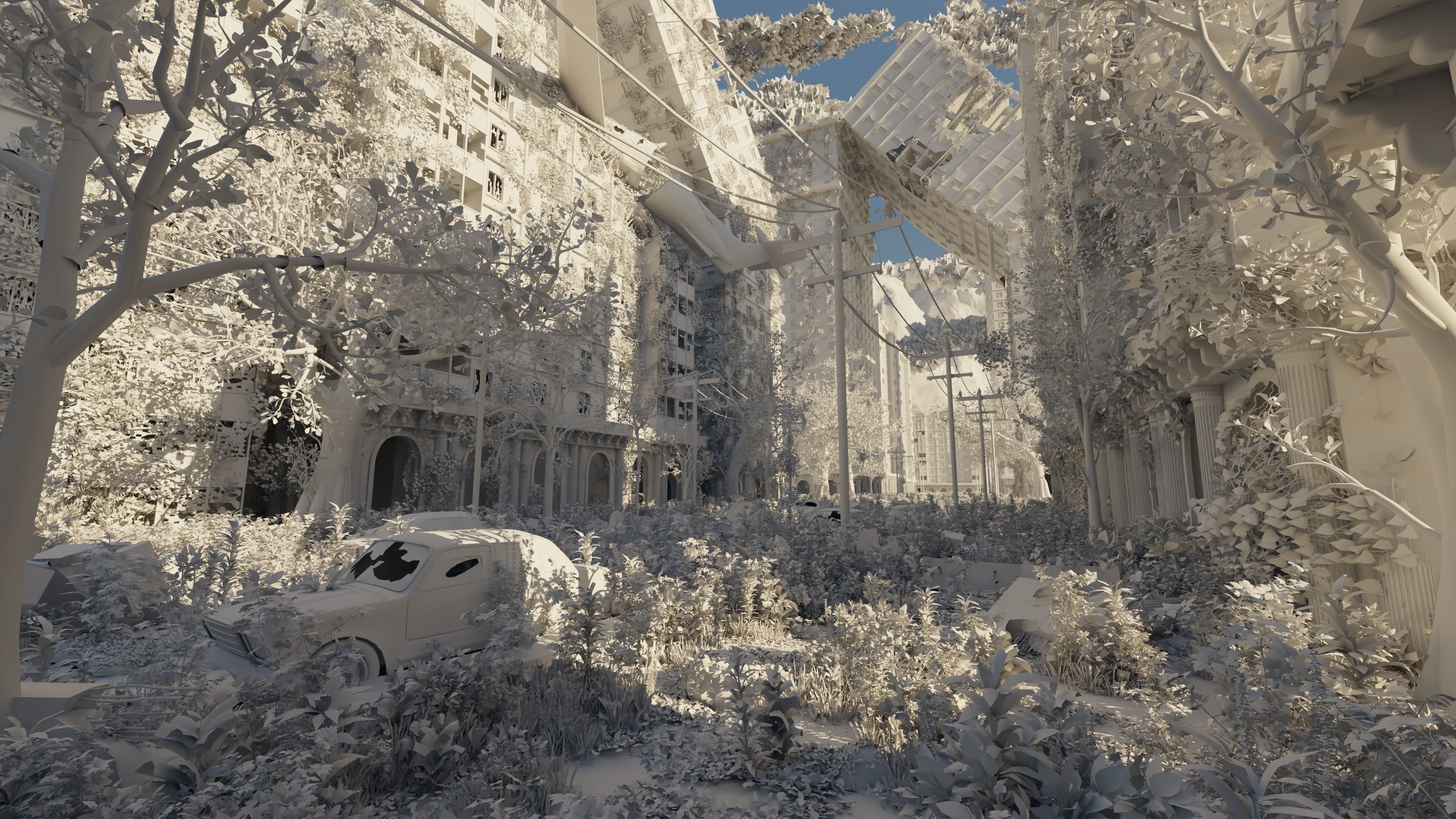 Abandoned Street Scene 3D model_17