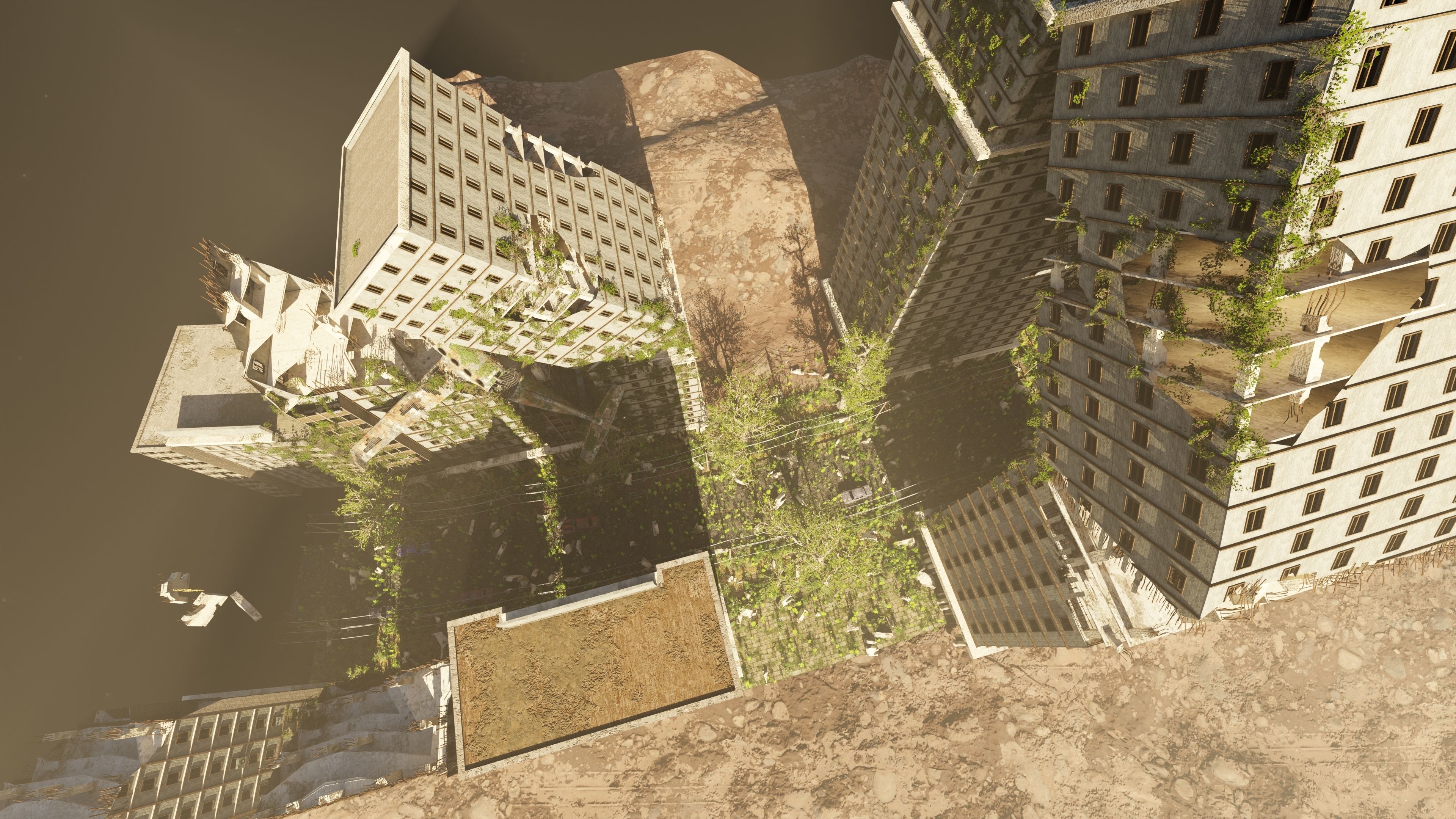 Abandoned Street Scene 3D model_15