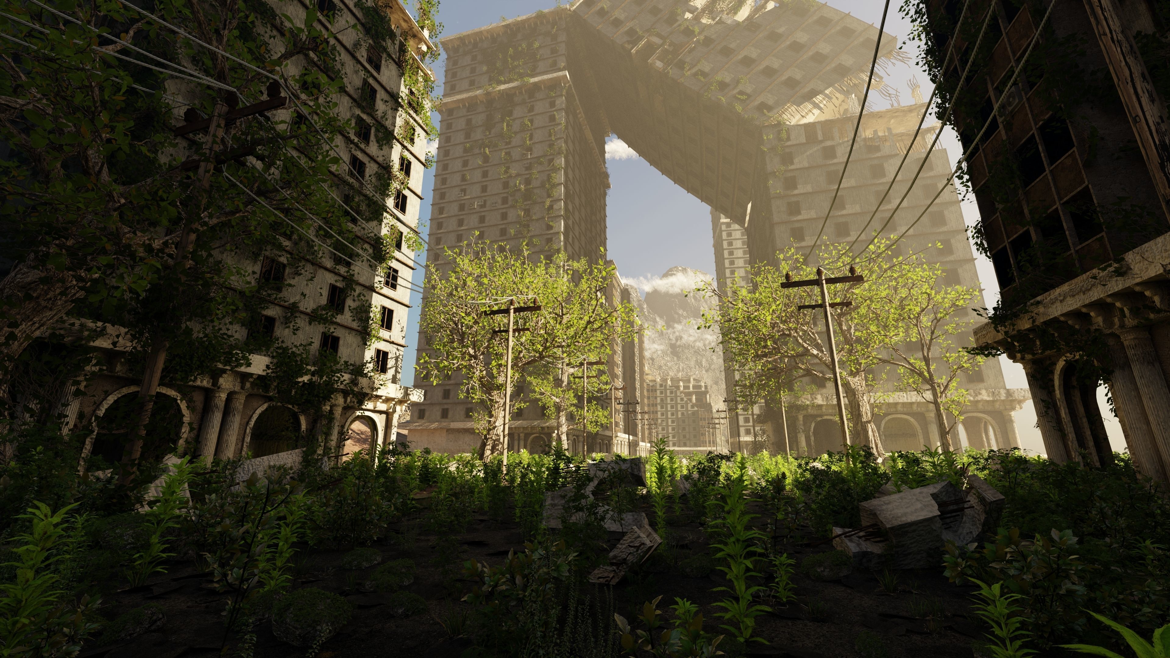 Abandoned Street Scene 3D model_8