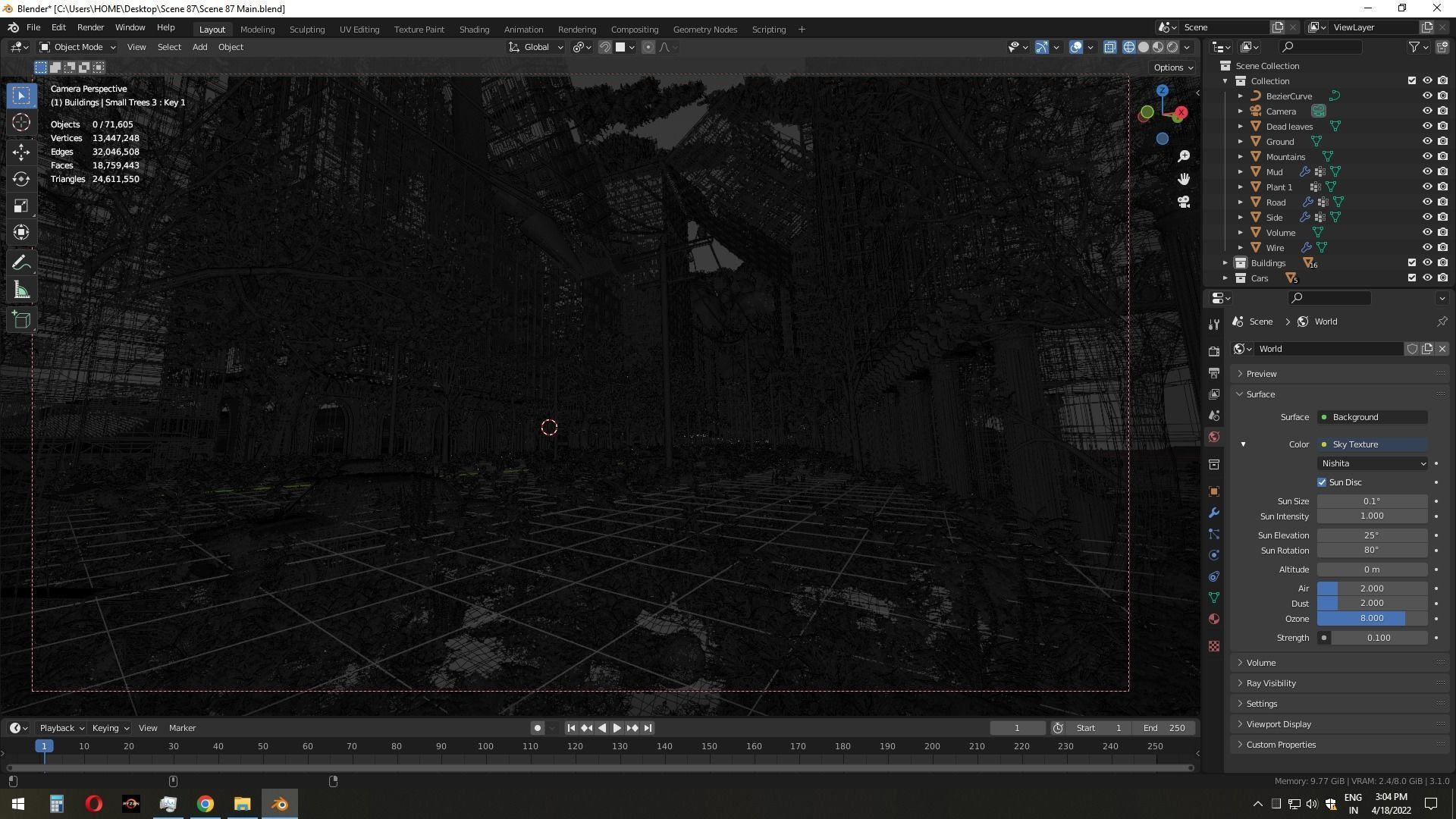 Abandoned Street Scene 3D model_18