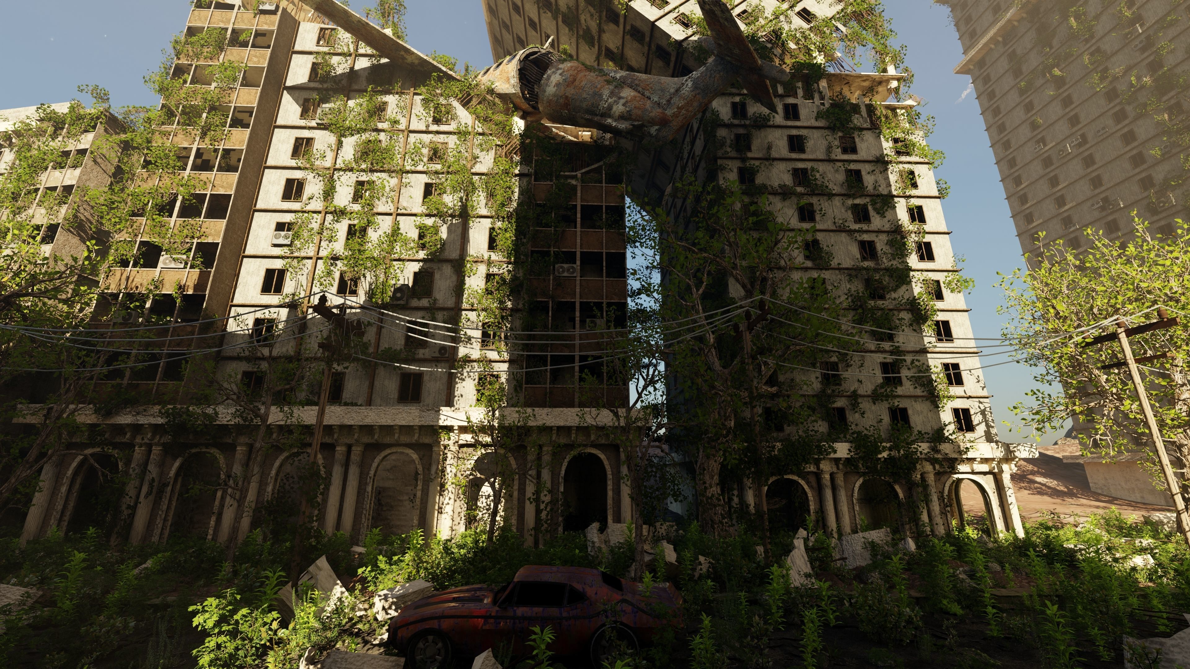 Abandoned Street Scene 3D model_5