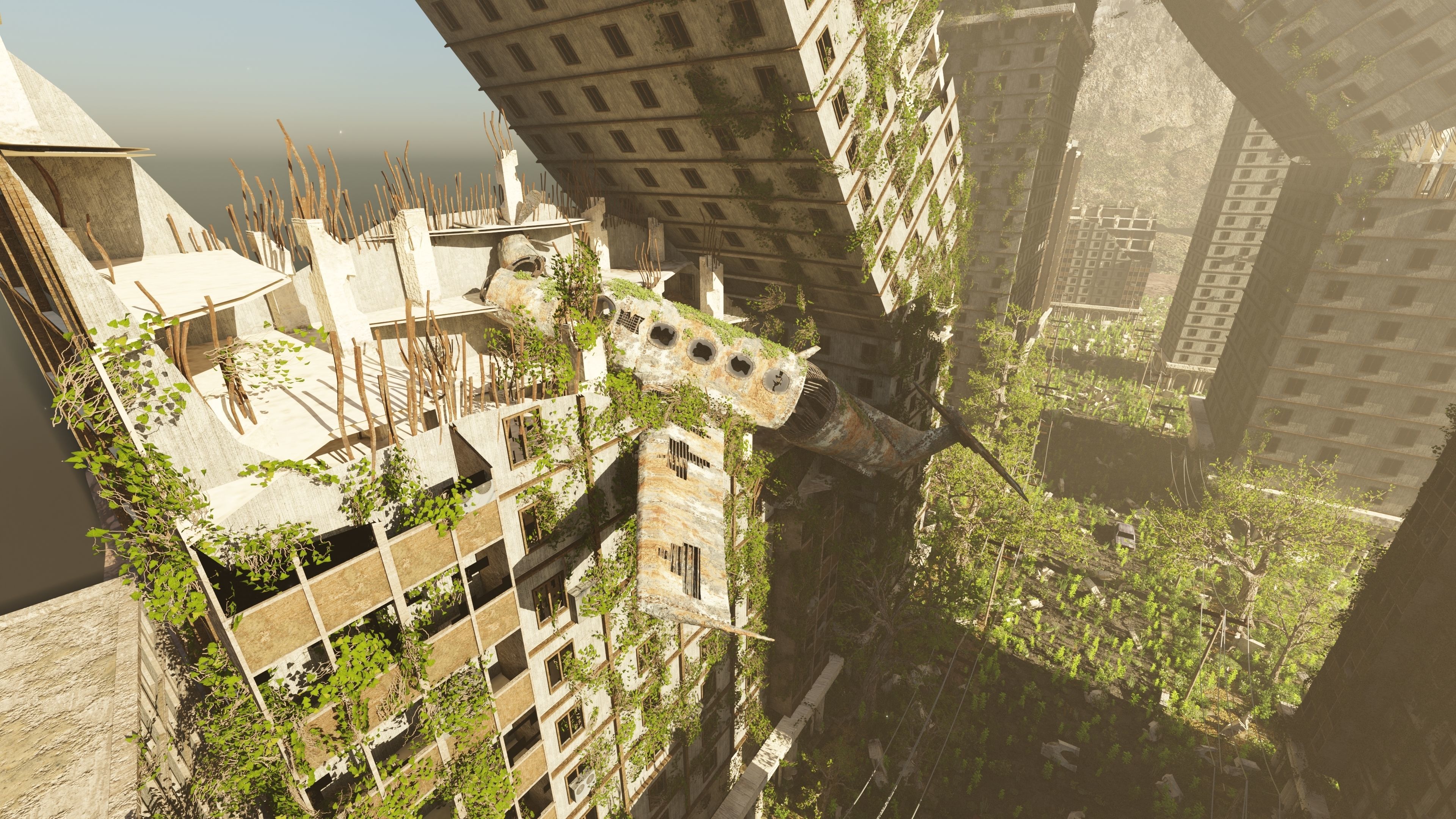 Abandoned Street Scene 3D model_13