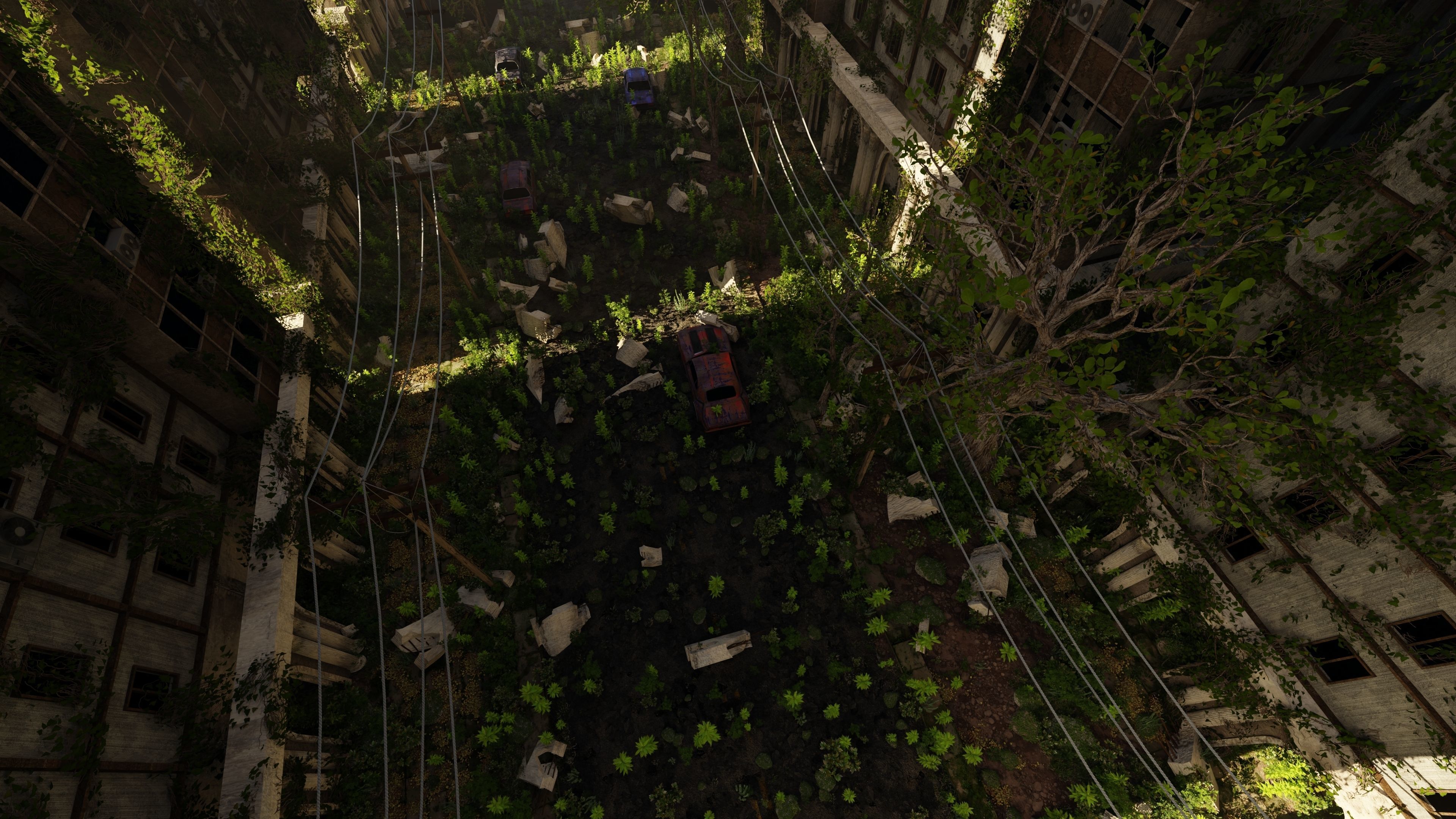 Abandoned Street Scene 3D model_6