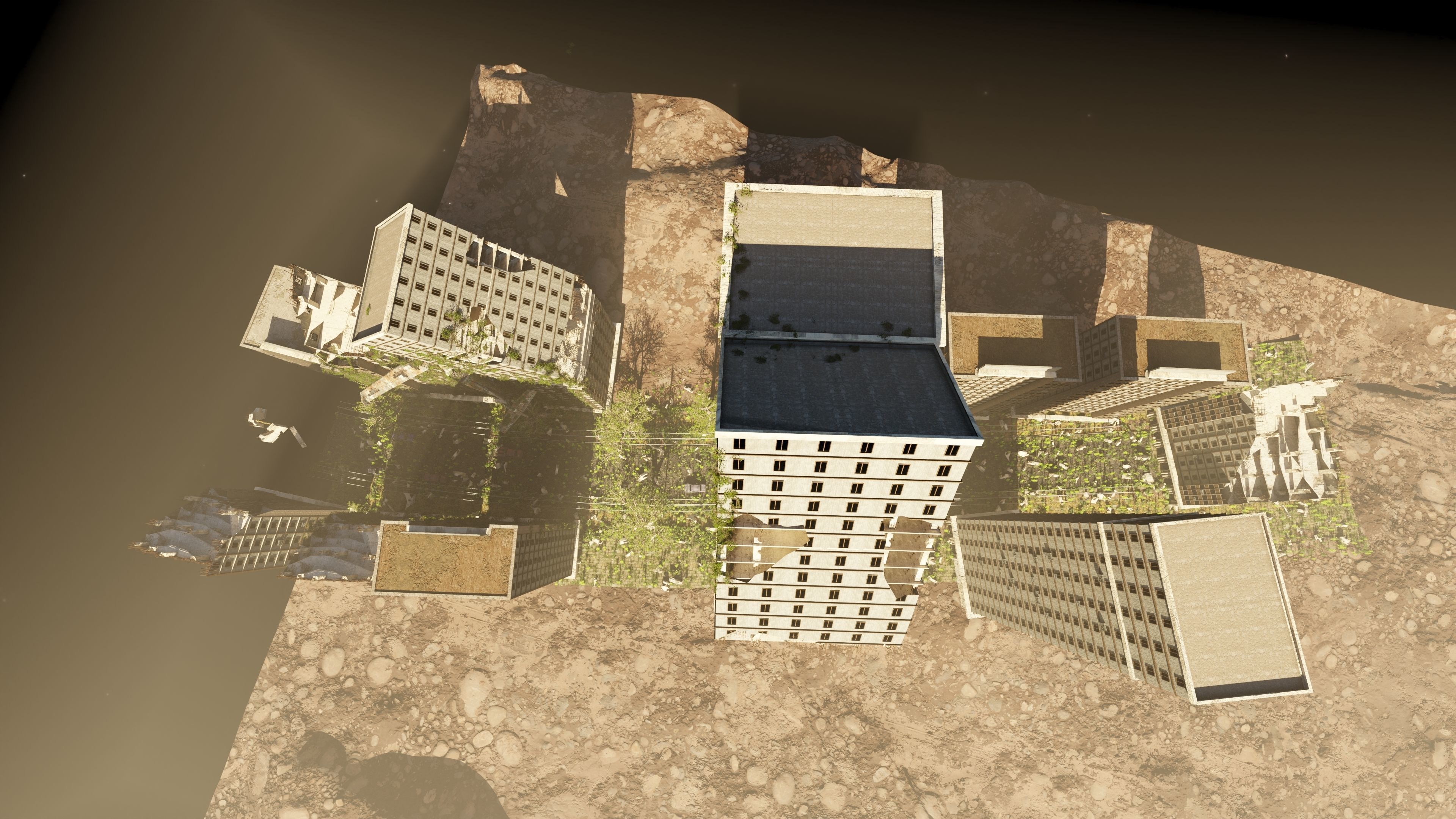 Abandoned Street Scene 3D model_16