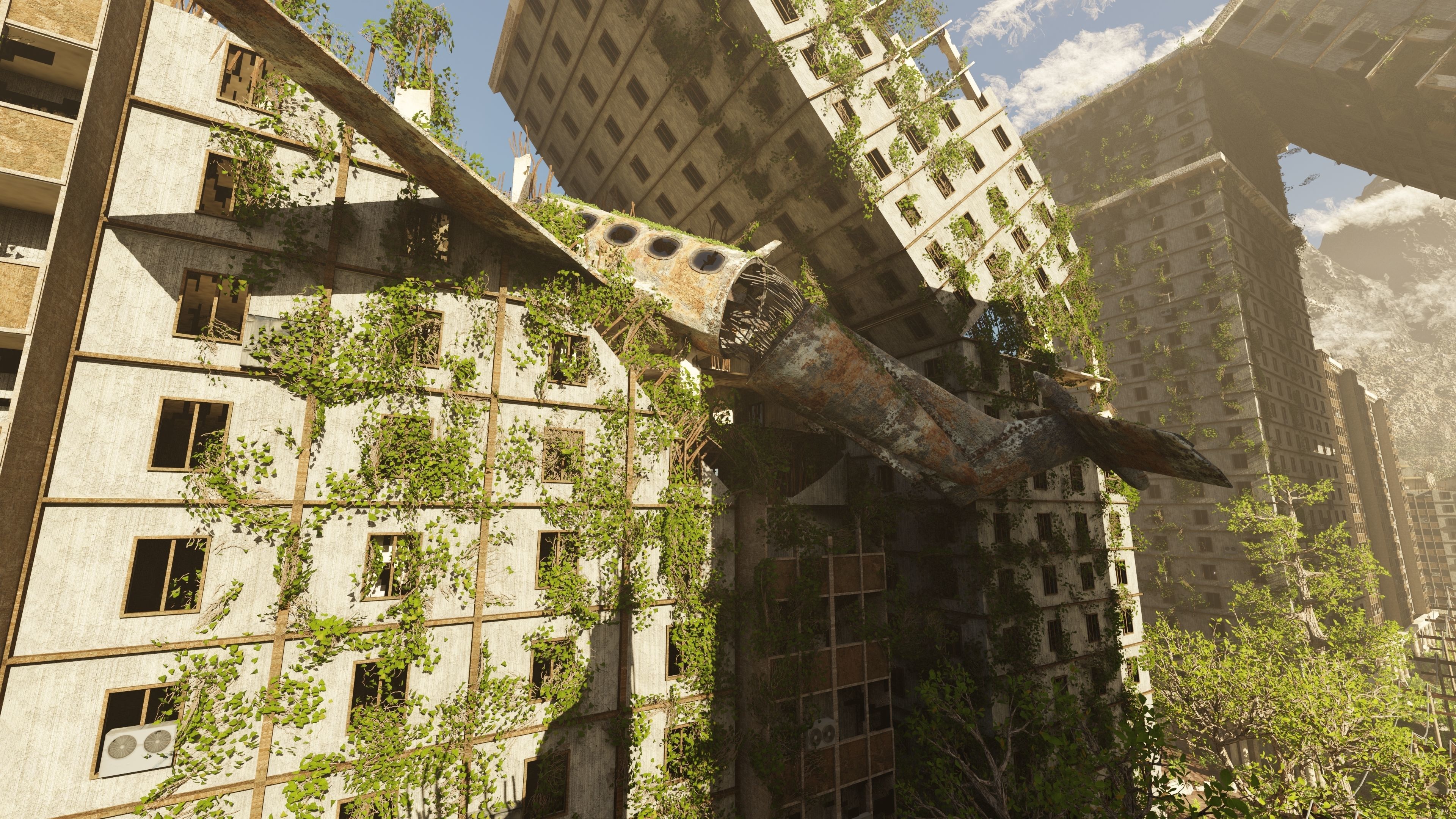 Abandoned Street Scene 3D model_11