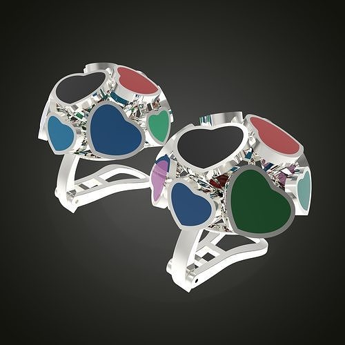 Love Earring 3D print model