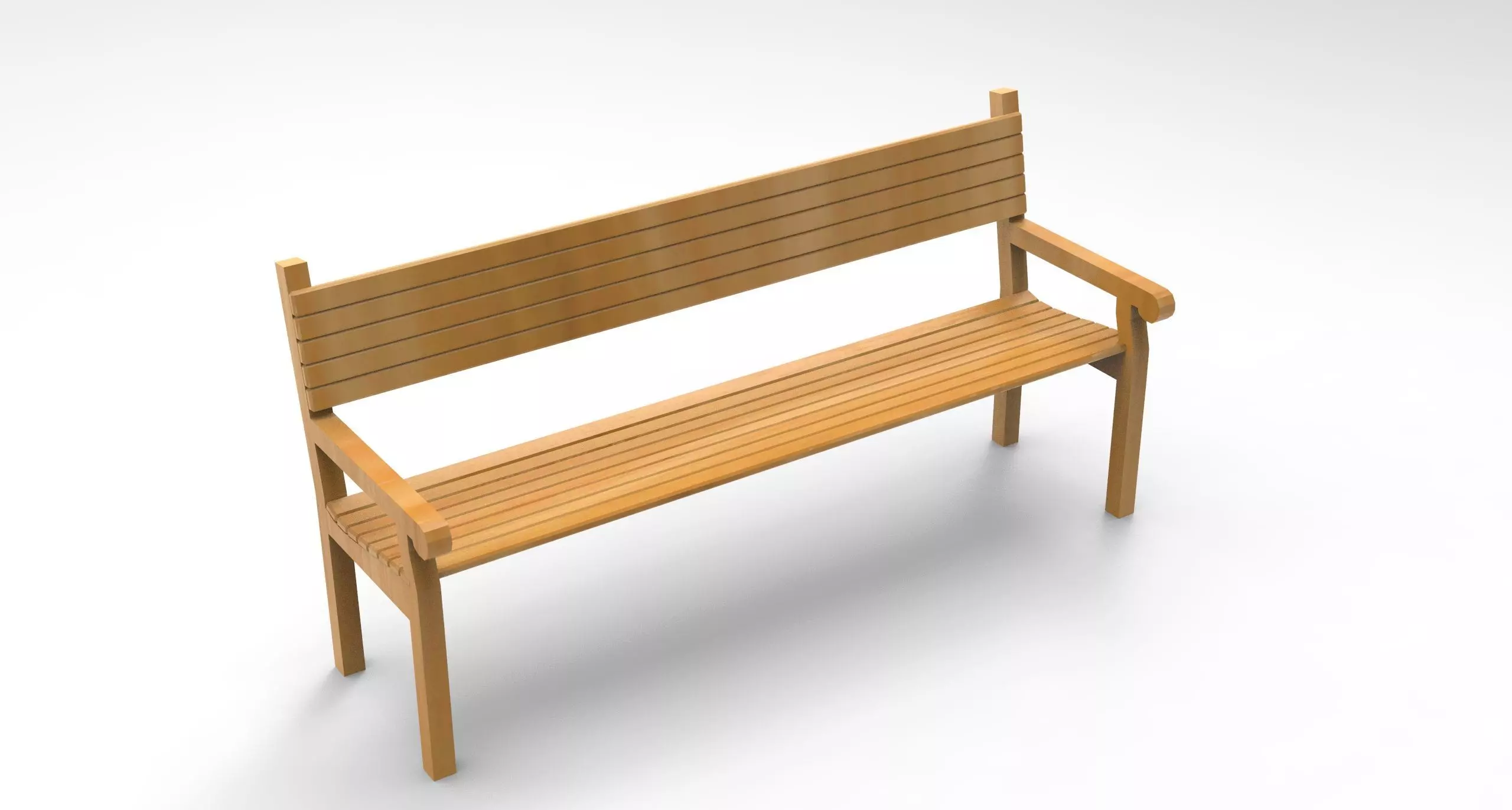 Park Bench 3D model