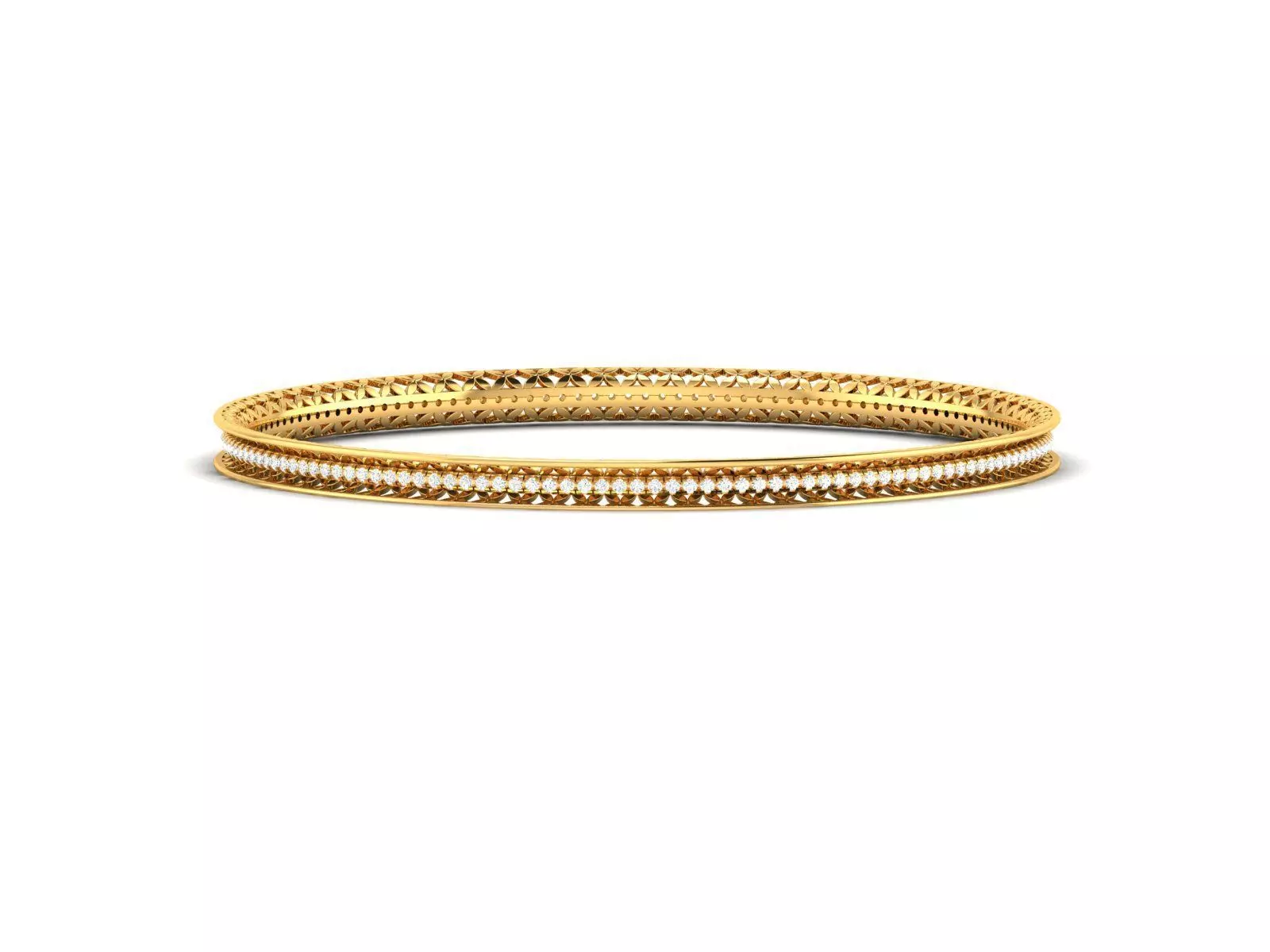 Bangle Bracelet 3dm render detail  3D print model_0