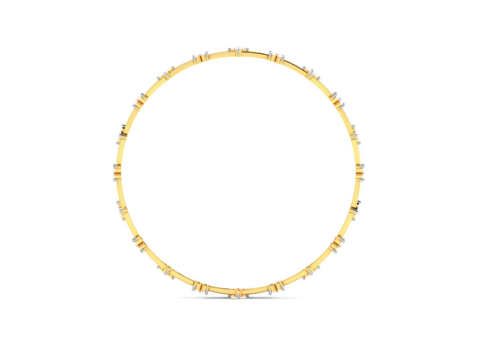 Bangle Bracelet 3dm render detail 3D print model_4