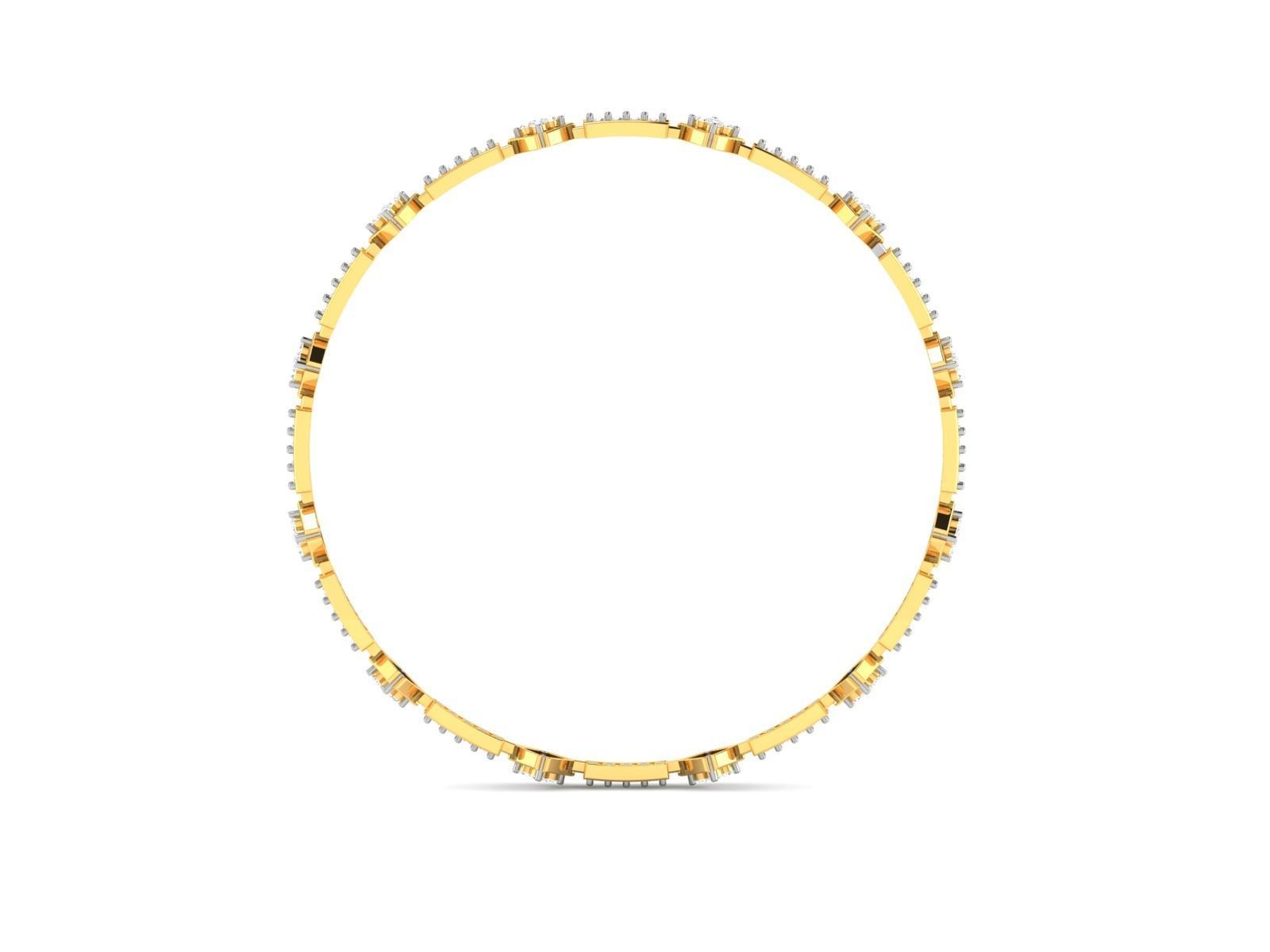 Bangle Bracelet 3dm render detail  3D print model_4