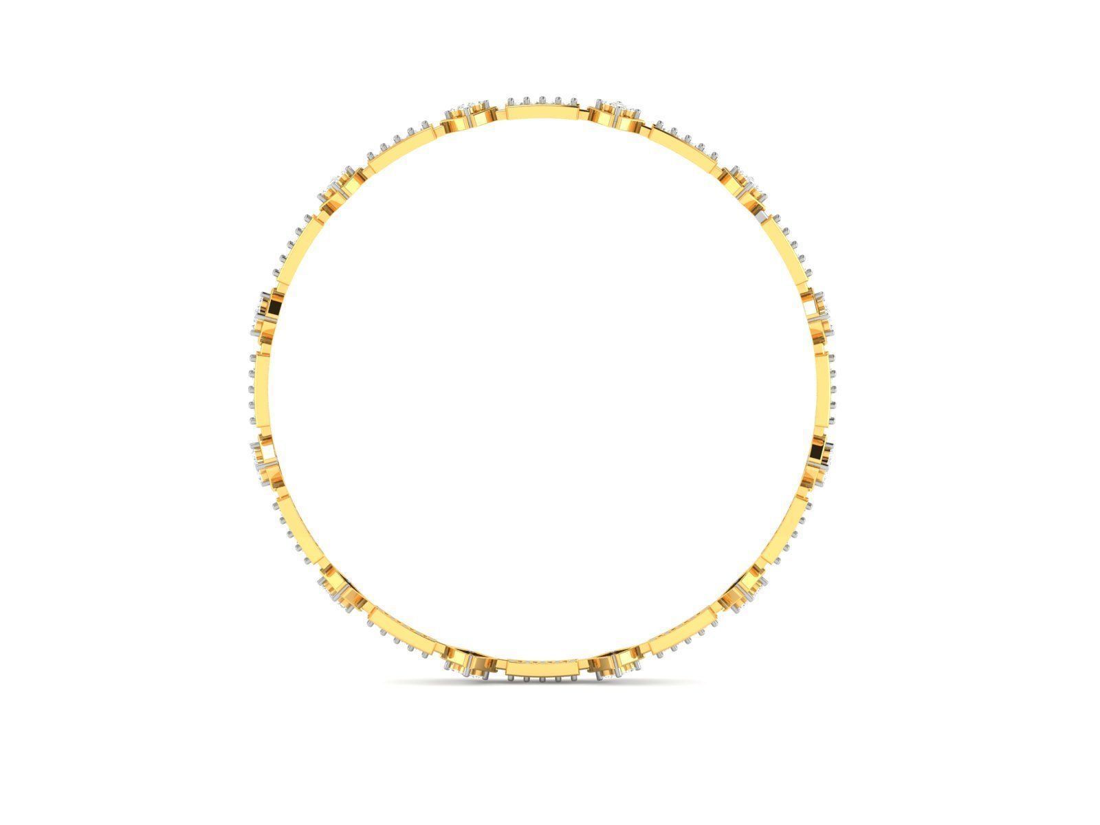 Bangle Bracelet 3dm render detail  3D print model_3