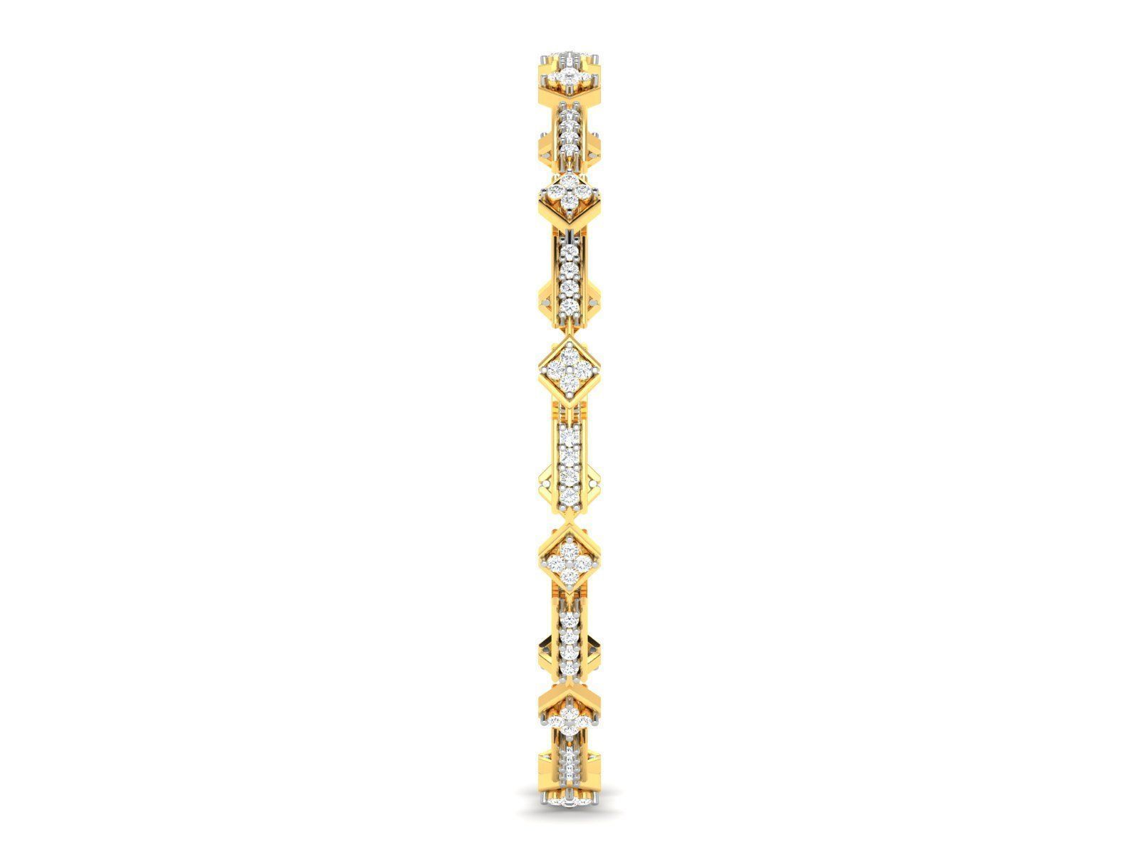 Bangle Bracelet 3dm render detail  3D print model_5