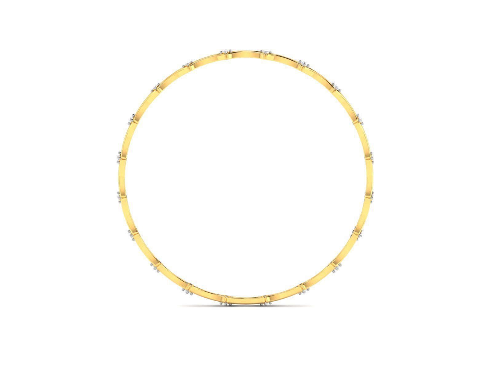 Bangle Bracelet 3dm render detail 3D print model_3