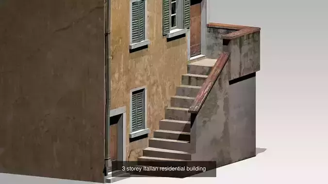Italian Residental Buildings 3D Model Collection