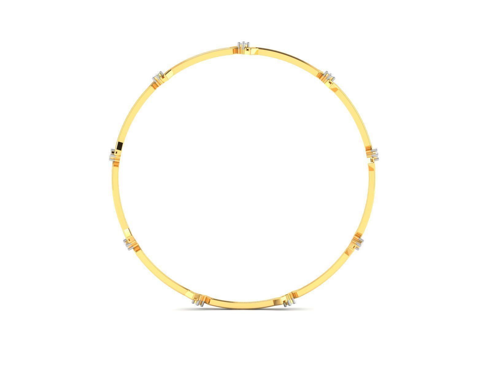 Bangle Bracelet 3dm render detail 3D print model_3