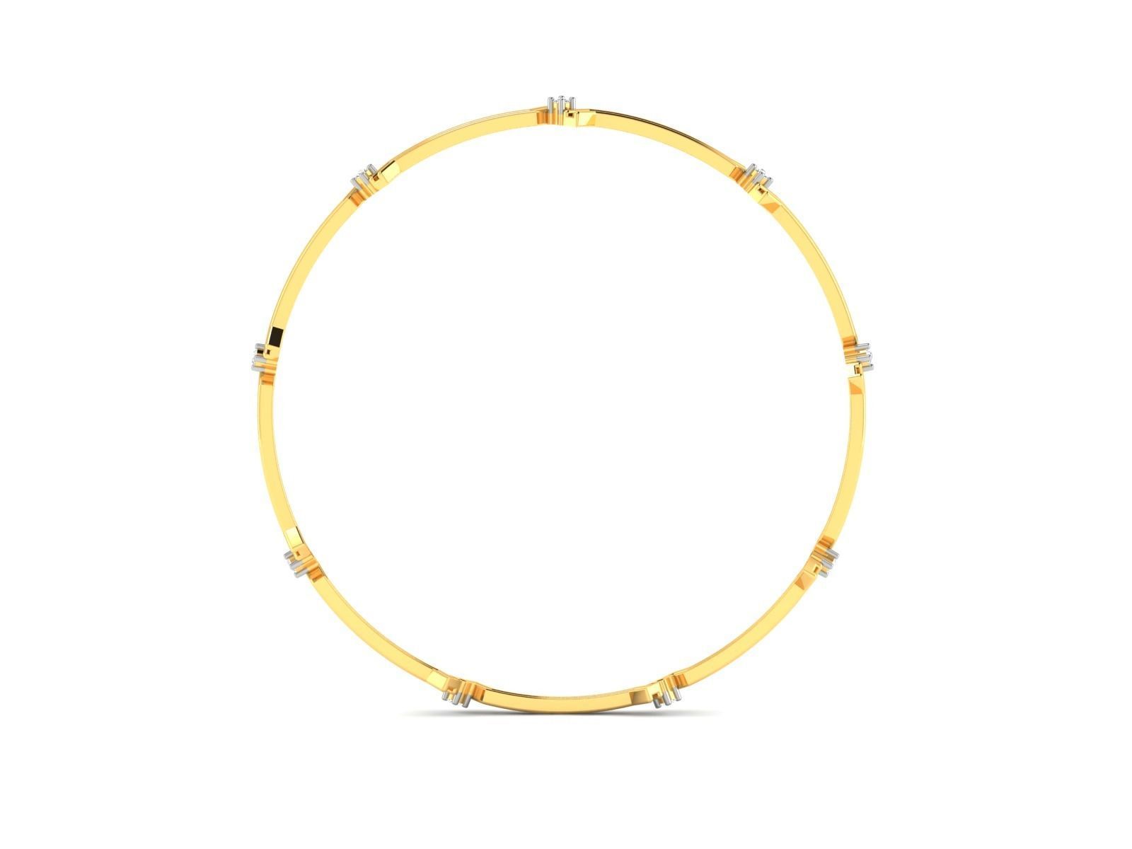 Bangle Bracelet 3dm render detail 3D print model_4
