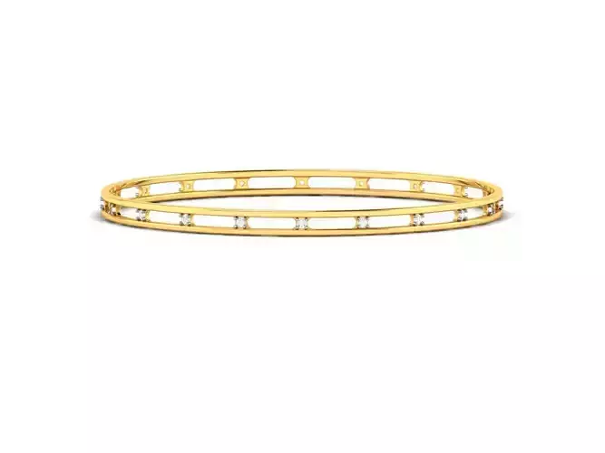Women Bangle Bracelet 3dm render detail  3D print model