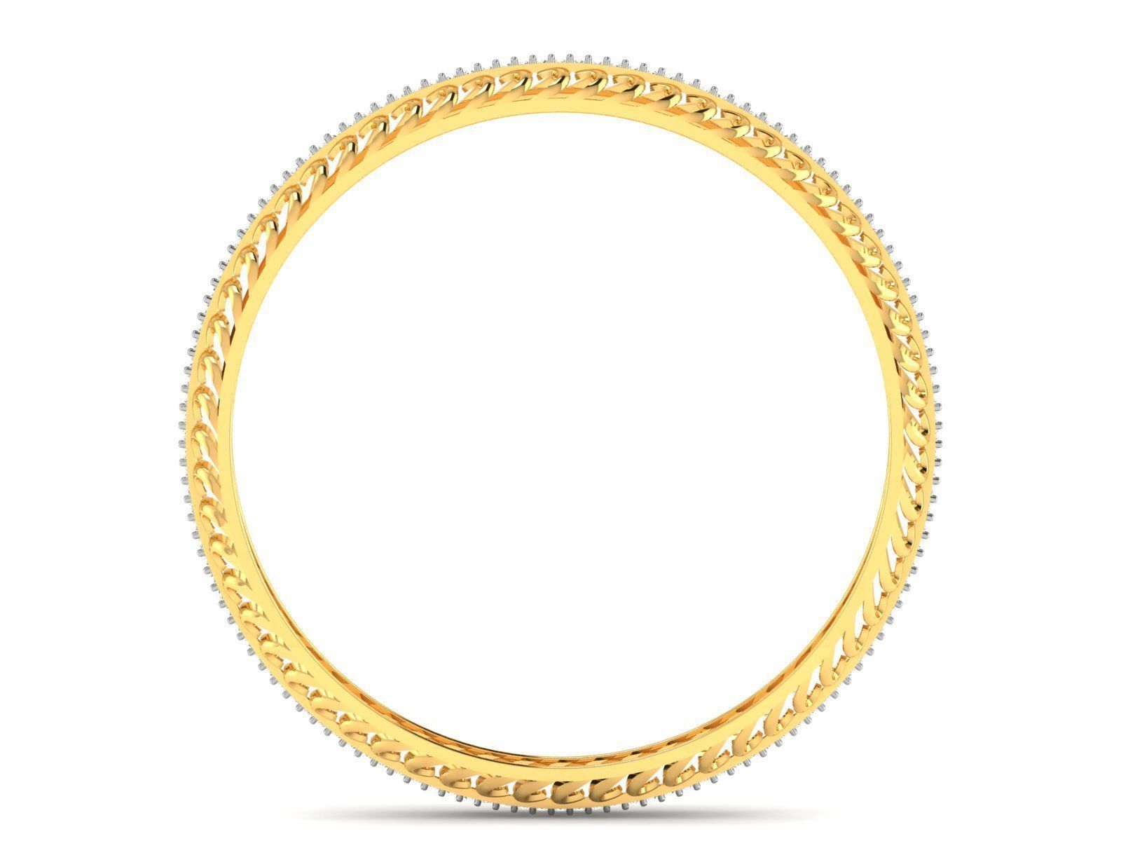 Women Bangle Bracelet 3dm render detail  3D print model_3