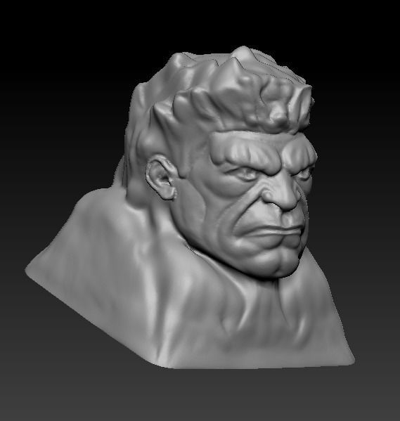 KEYCAP HULK 3D print model_1