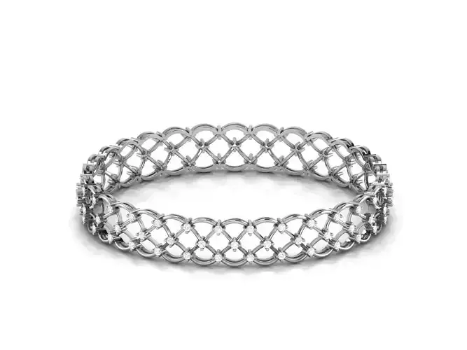 Women Bangle Bracelet 3dm render detail  3D print model