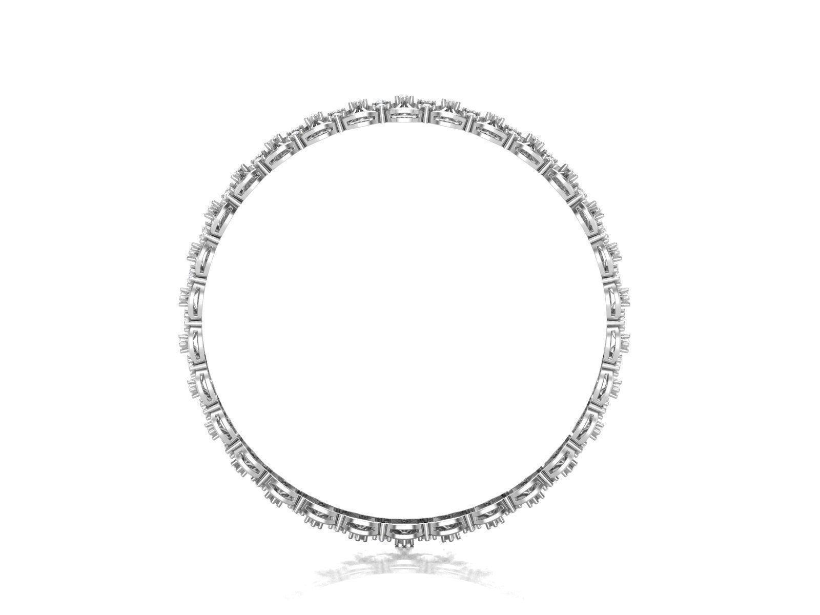 Women Bangle Bracelet 3dm render detail  3D print model_3