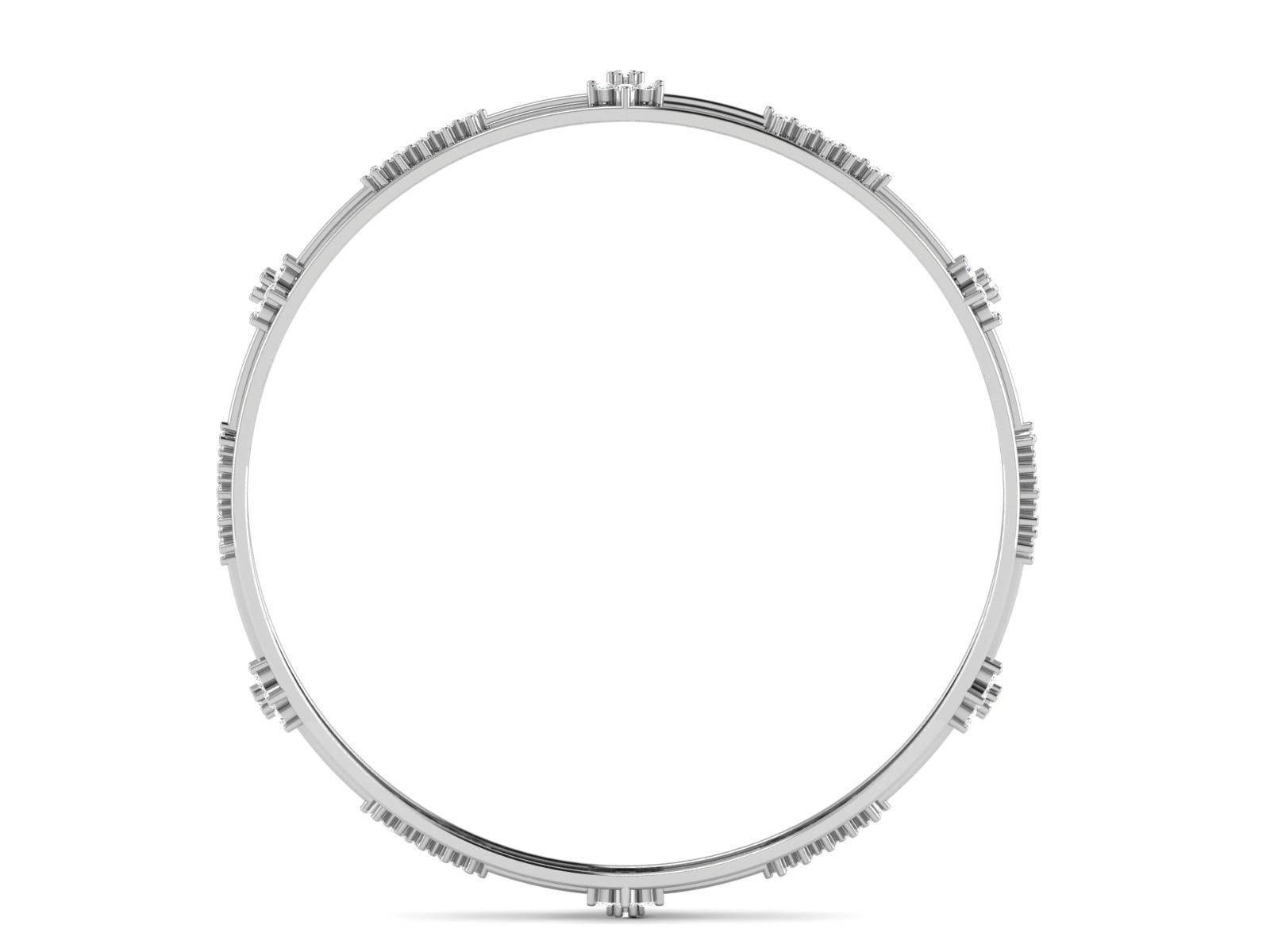 Women Bangle Bracelet 3dm render detail  3D print model_4