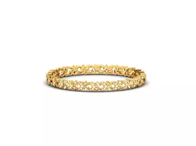 Women Bracelet Bangle 3dm STL Render Details 3D print model