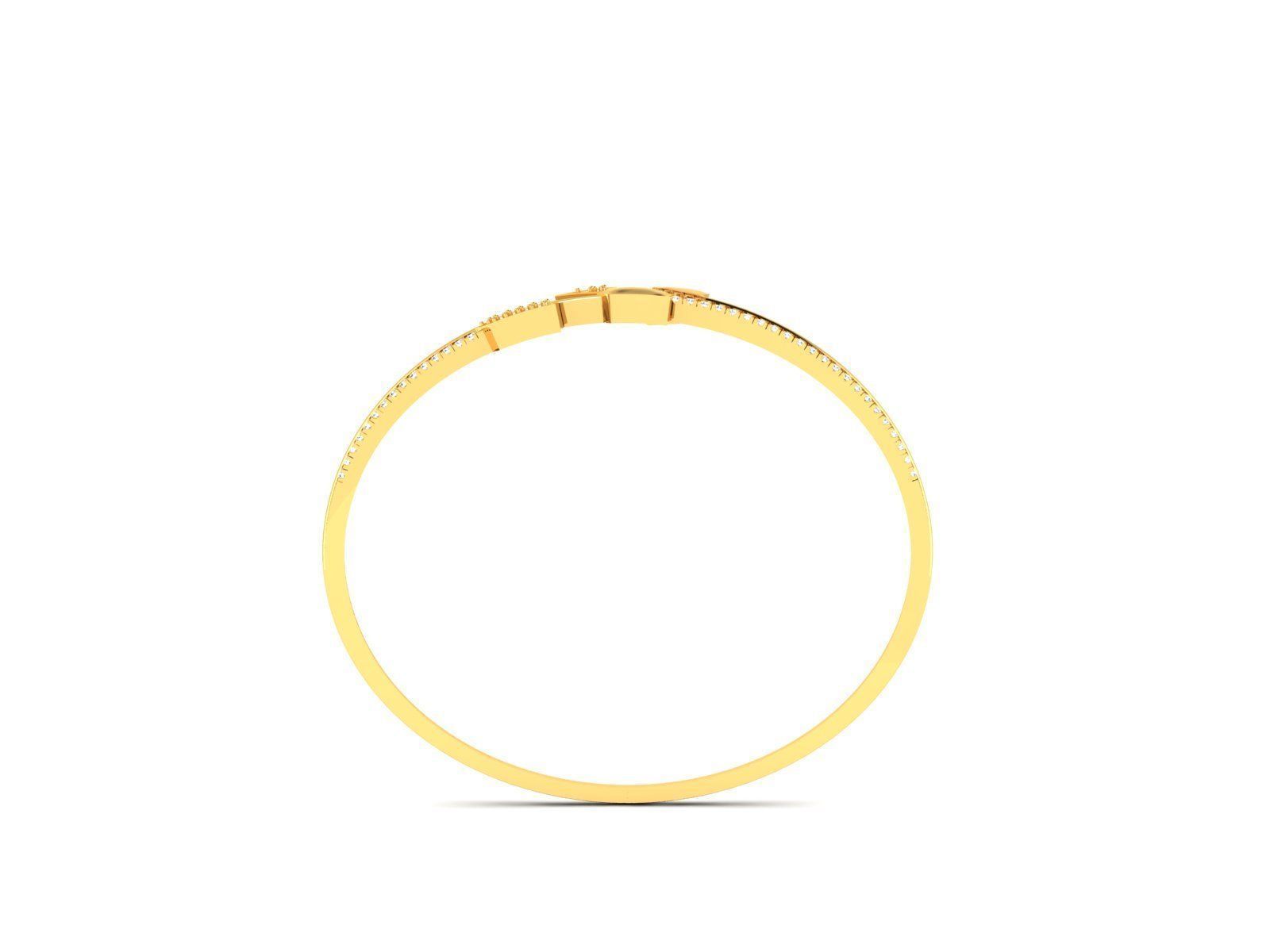 Women Bracelet 3dm STL Render Details 3D print model_3