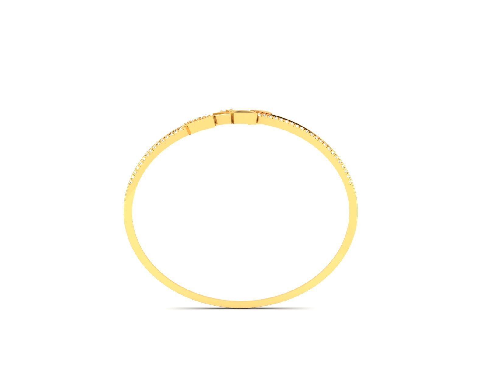 Women Bracelet 3dm STL Render Details 3D print model_4