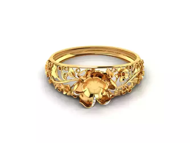 Women Bracelet 3dm STL Render Details 3D print model