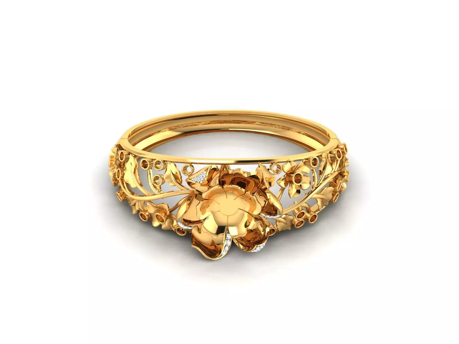 Women Bracelet 3dm STL Render Details 3D print model_0