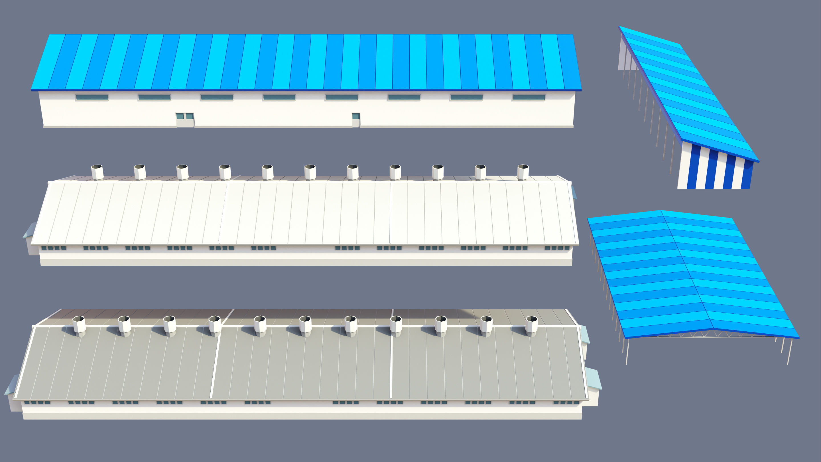 Farm 1 Low-poly 3D model_27