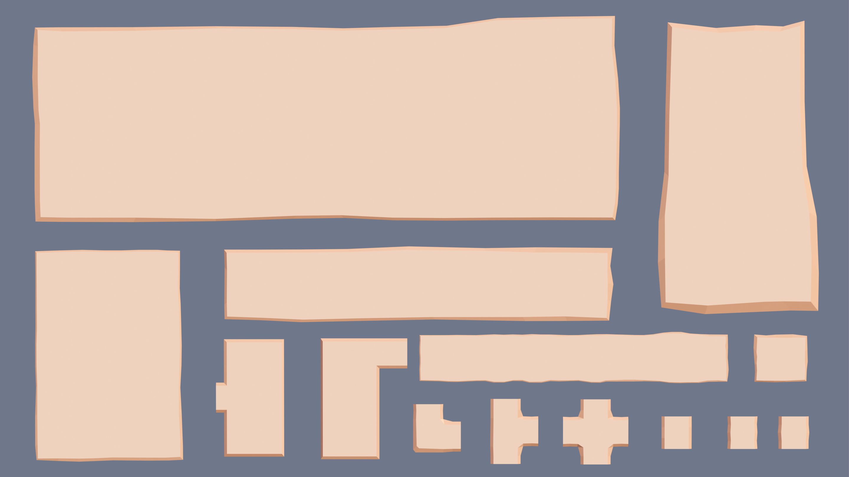 Farm 1 Low-poly 3D model_50