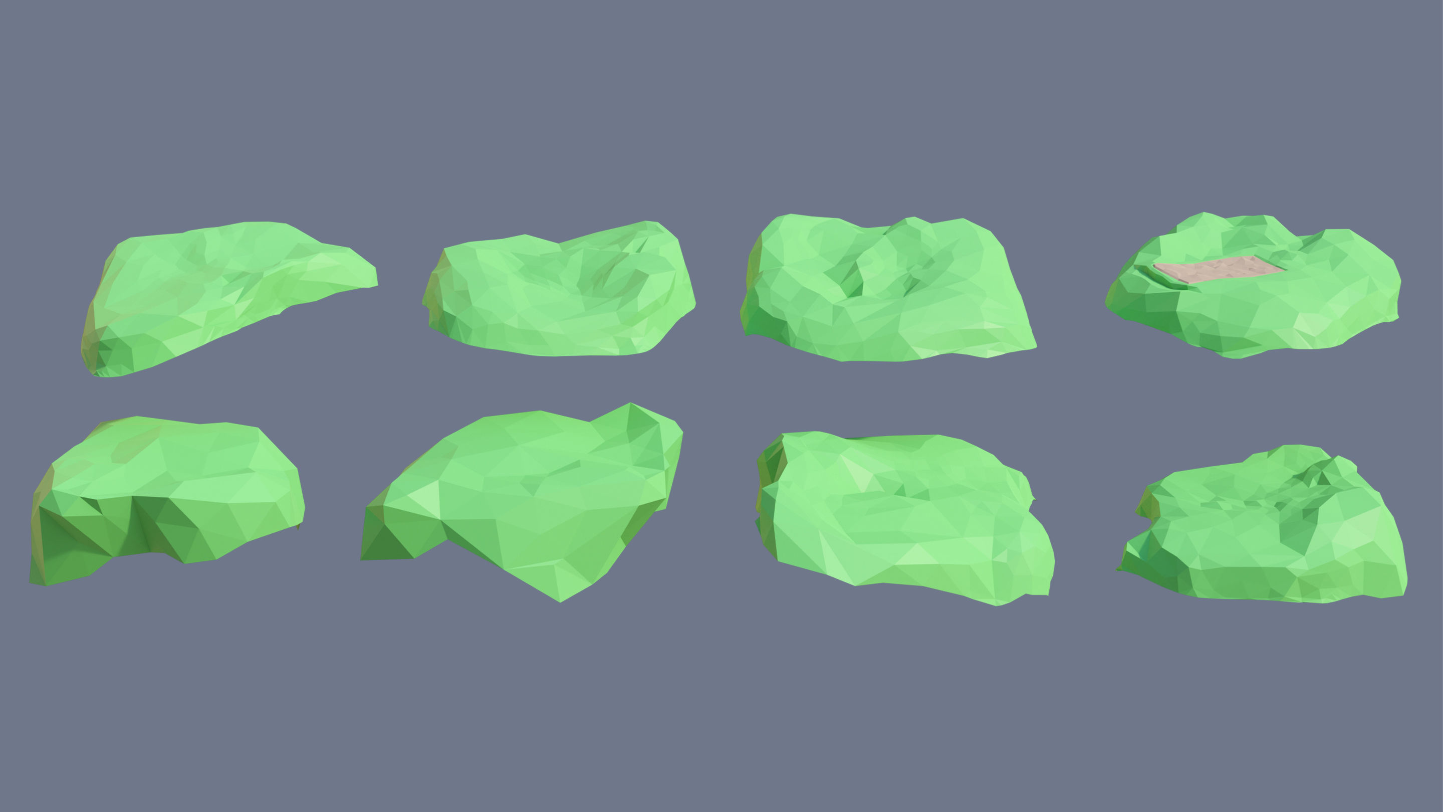 Farm 1 Low-poly 3D model_45