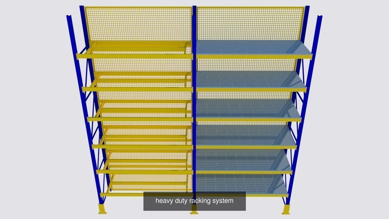 warehouse racking systems 3D Model Collection_1