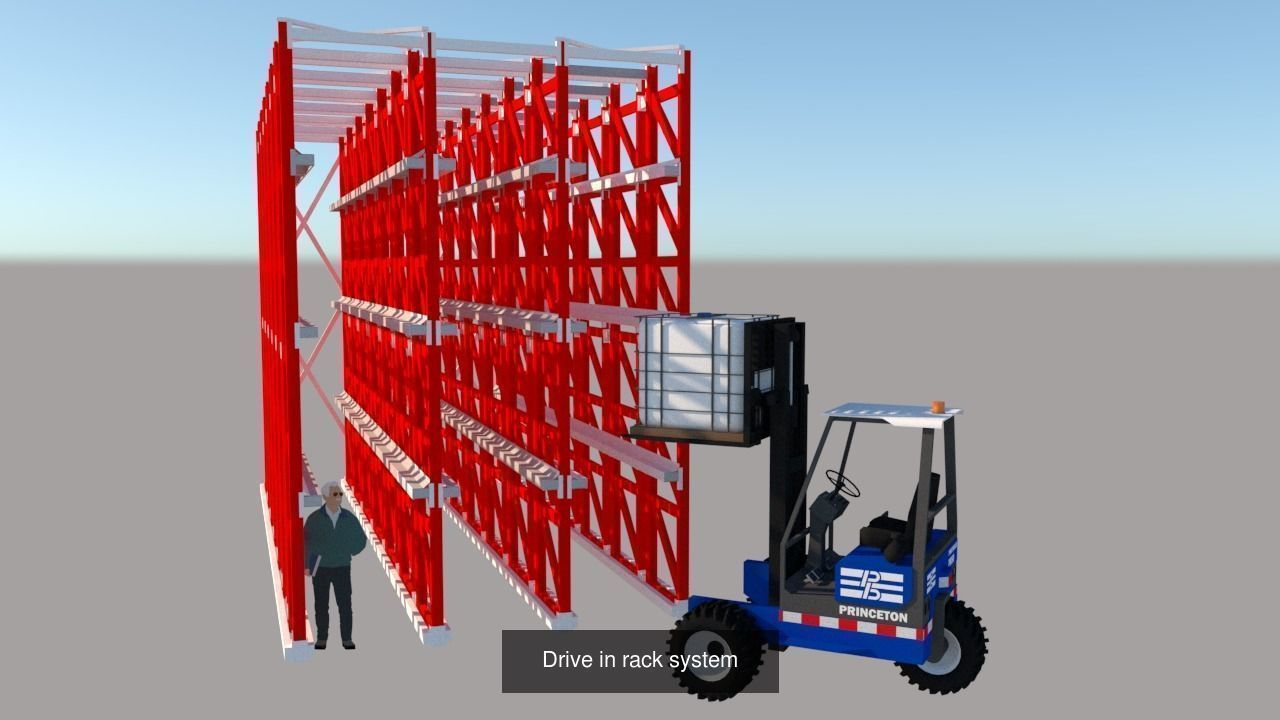 warehouse racking systems 3D Model Collection_2