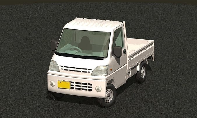 japanese low fuel consumption truck 2 3D model