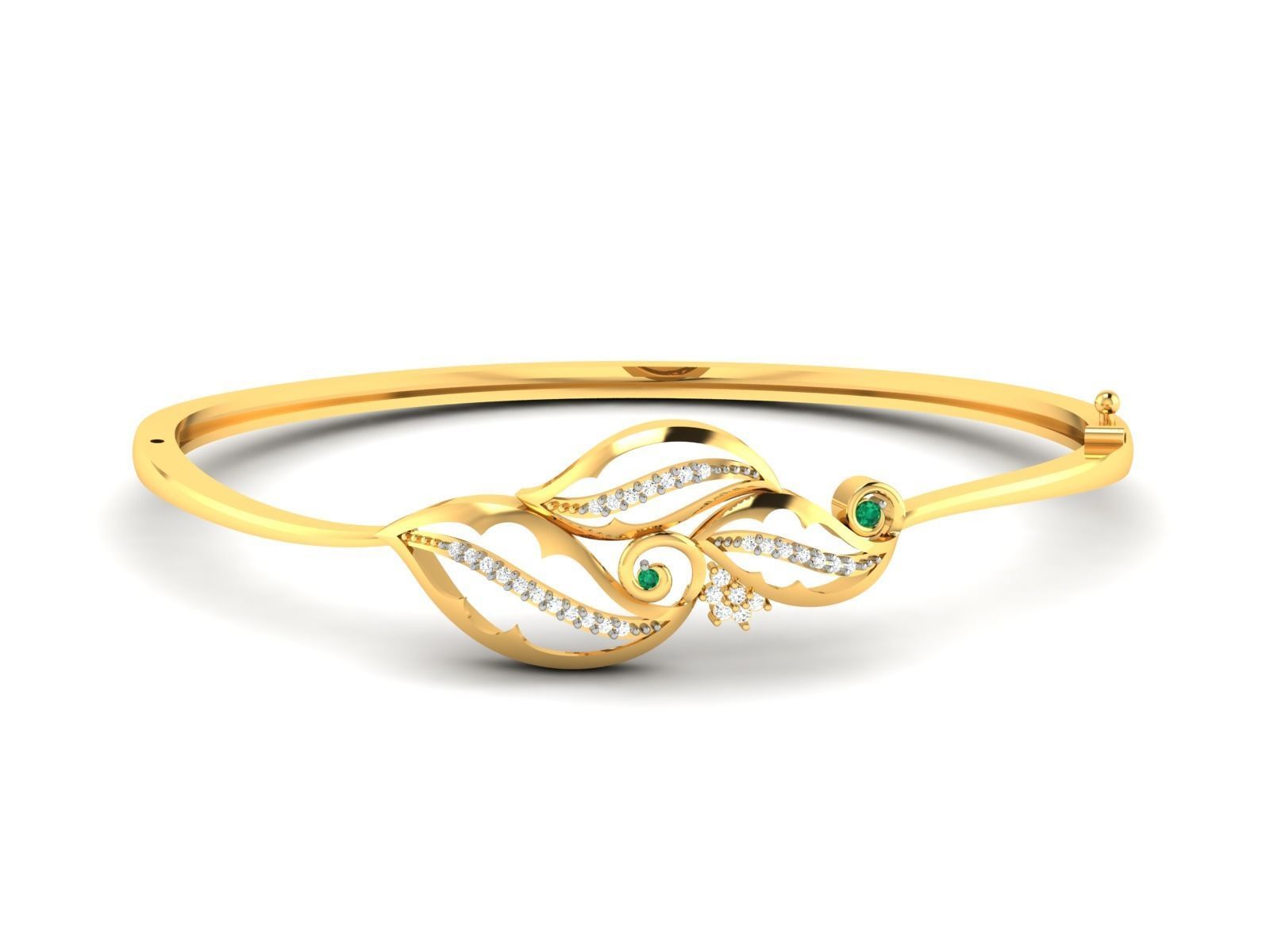 Women Bracelet 3dm STL Render Details 3D print model_7