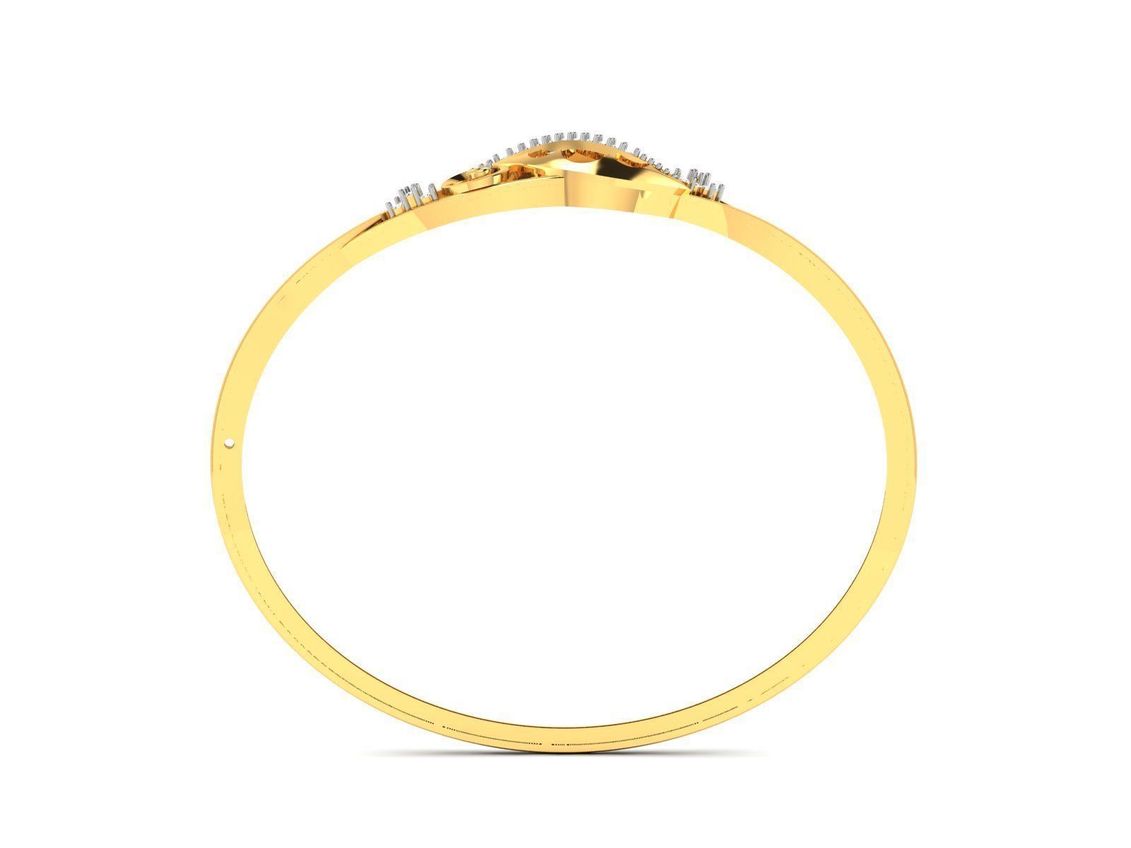 Women Bracelet 3dm STL Render Details 3D print model_3