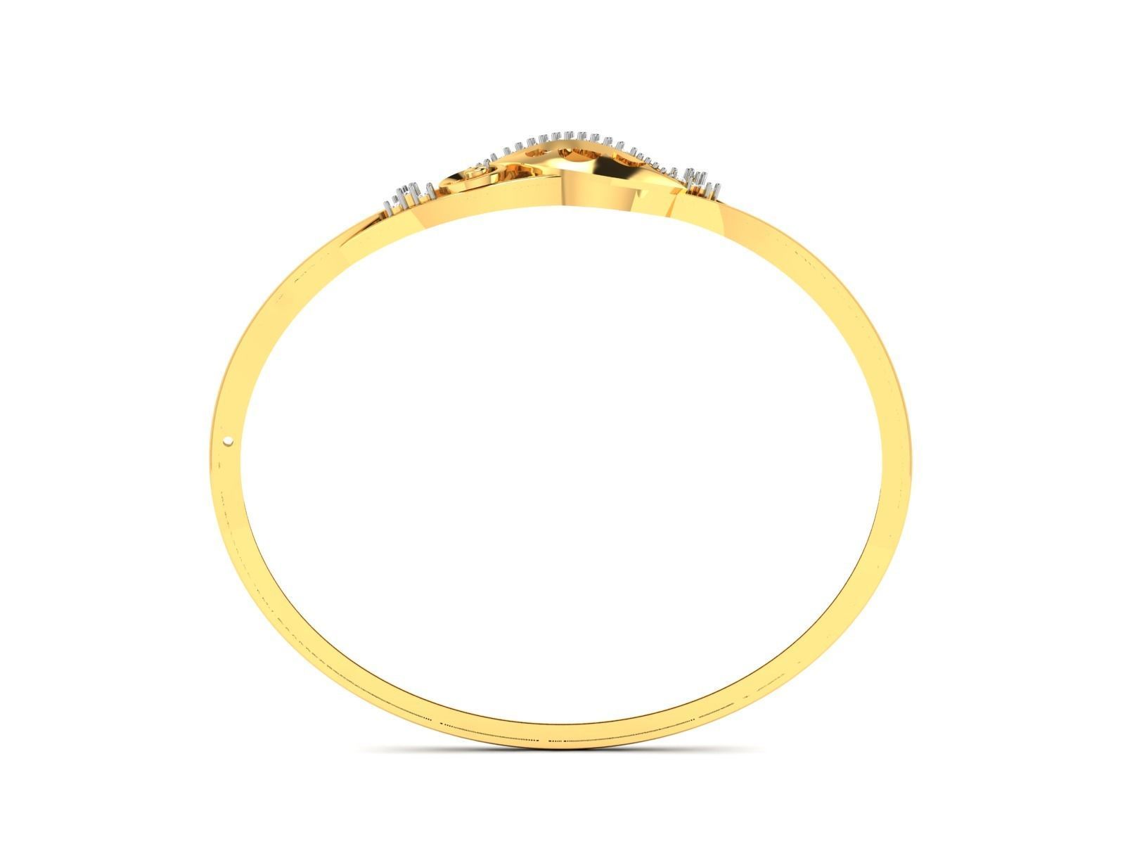 Women Bracelet 3dm STL Render Details 3D print model_4