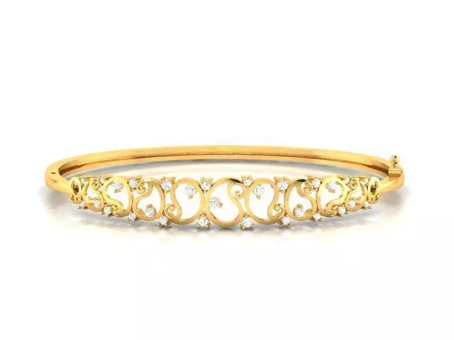 Women Bracelet 3dm STL Render Details 3D print model_0