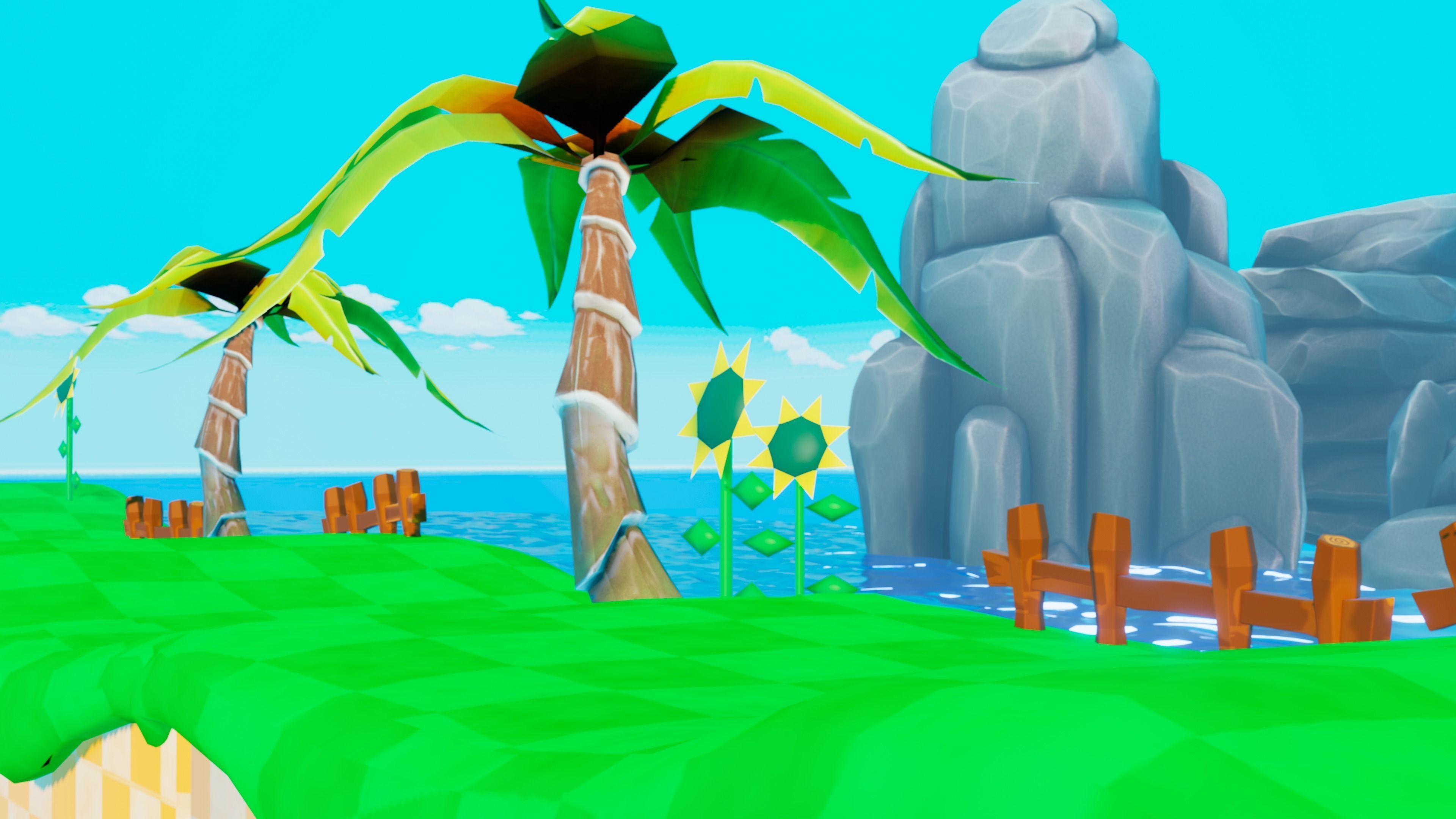 Sonic map  3D model_1