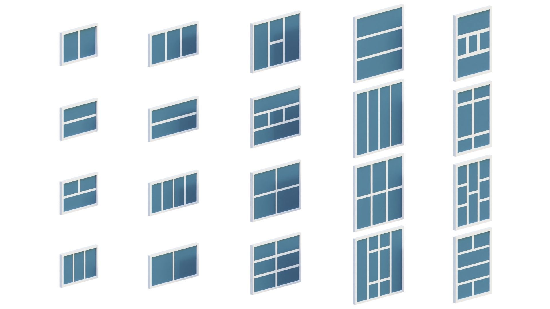 Low Poly Furniture - 1000 models collection interior Vol1-Vol2 Low-poly 3D model_45