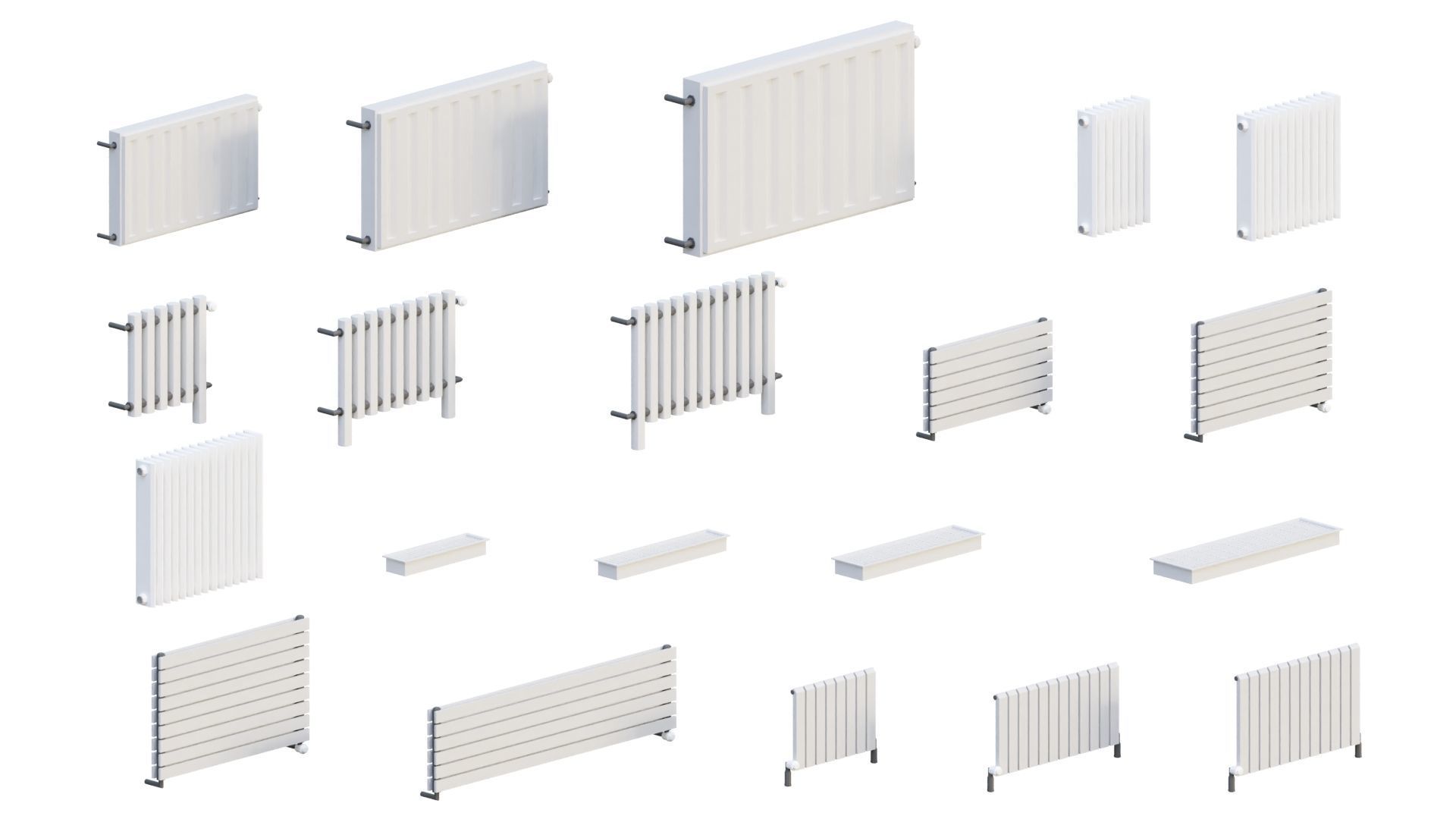 Low Poly Furniture - 1000 models collection interior Vol1-Vol2 Low-poly 3D model_42